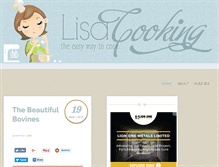 Tablet Screenshot of lisacooking.com